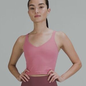 Lululemon align cropped tank top- pinkish/ purple color